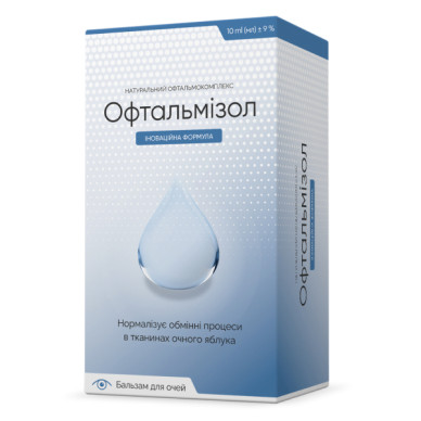 Офтальмизол - краплі для покращення зору Офтальмизол - краплі для покращення зору